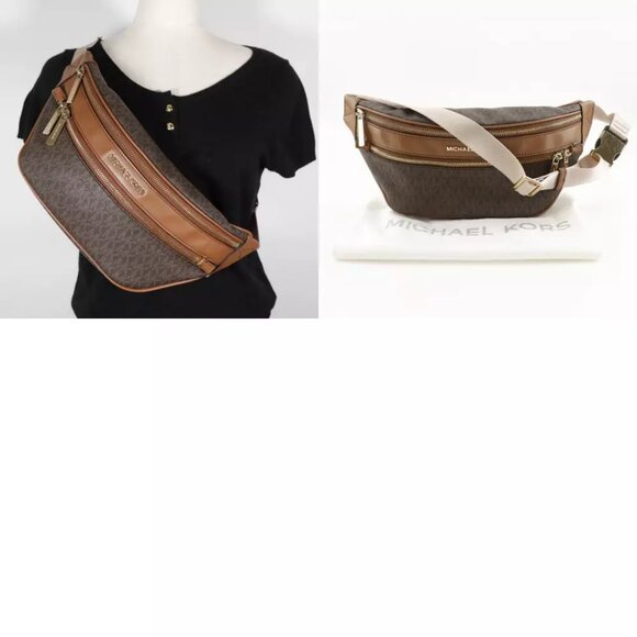 Michael Kors body bag Waist bag Brown PVC unisex - Picture 5 of 12